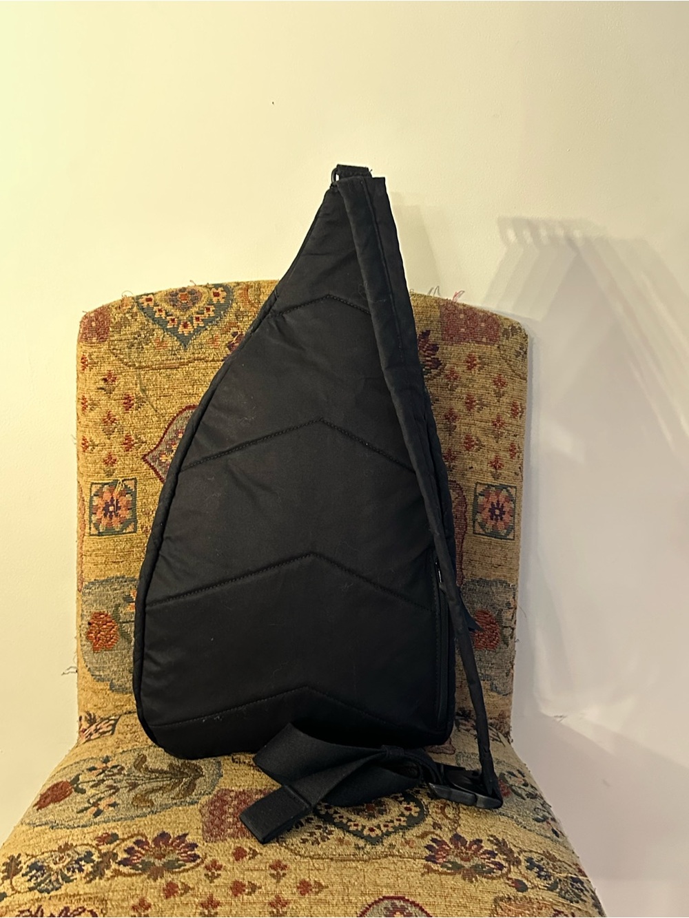 Vera Bradley Quilted Sling Bag - Black - Picture 2 of 13